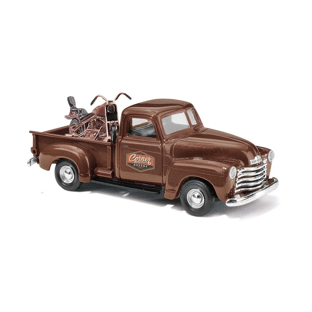 Busch 48242 Chevrolet Pick-up, with motorcycle - Busch_48242