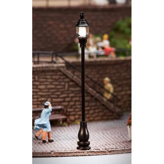 Faller_180108-Faller 180108 Lighting, LED Park Street Light, 6.3cm , with LEDs (x3)