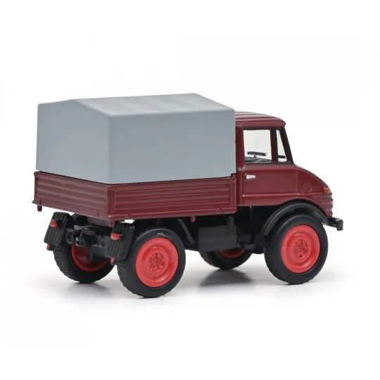 Schuco_452660900-Schuco 452660900 Unimog U406, rouge