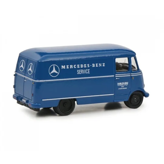 Schuco_452661500-Schuco 452661500 Fourgon tôlé Mercedes L319, Bleu