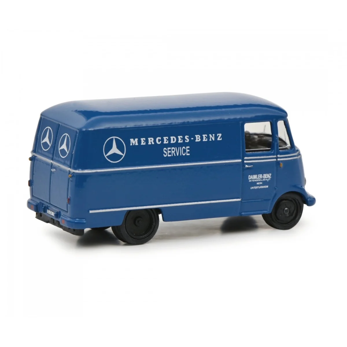Schuco 452661500 Mercedes L319 Panel Van, Blue - Schuco_452661500