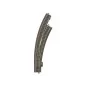 Trix_62772-Trix 62772 Aiguillage courbe à droite R3, 515 mm, 30°