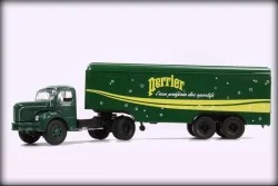 Sai 2557 Berliet TLR8 semi-trailer with panel trailer, Perrier - Sa...
