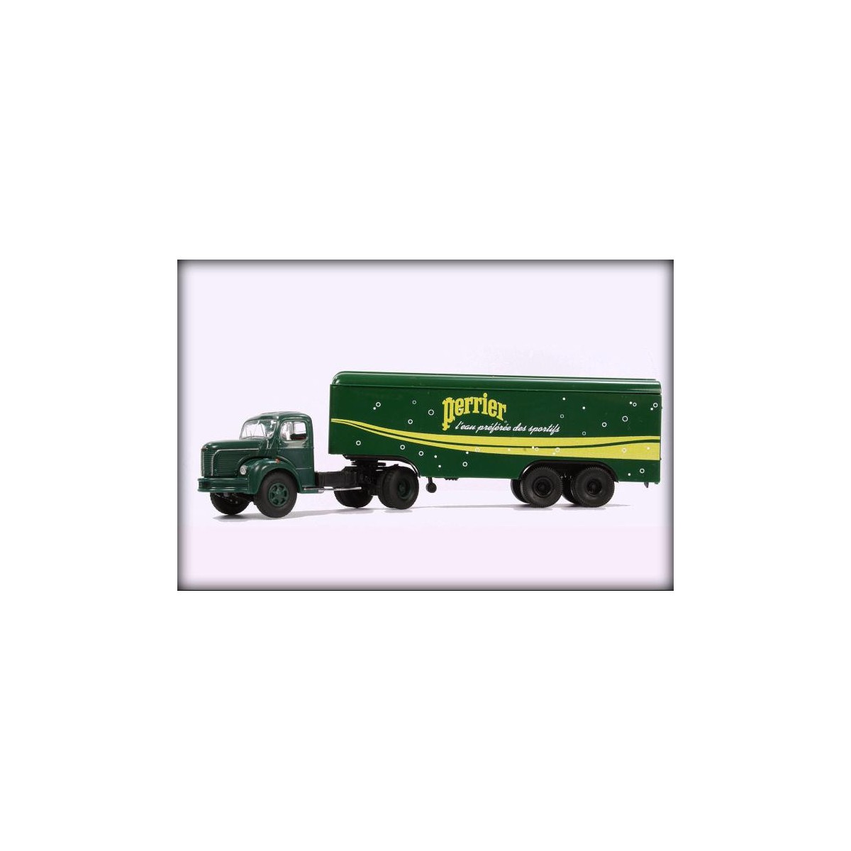 Sai 2557 Berliet TLR8 semi-trailer with panel trailer, Perrier - Sa...