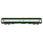 VB-305-Ree Modeles VB305 Voiture voyageurs UIC A9, vert 302/gris 804, logo carmillon, SNCF