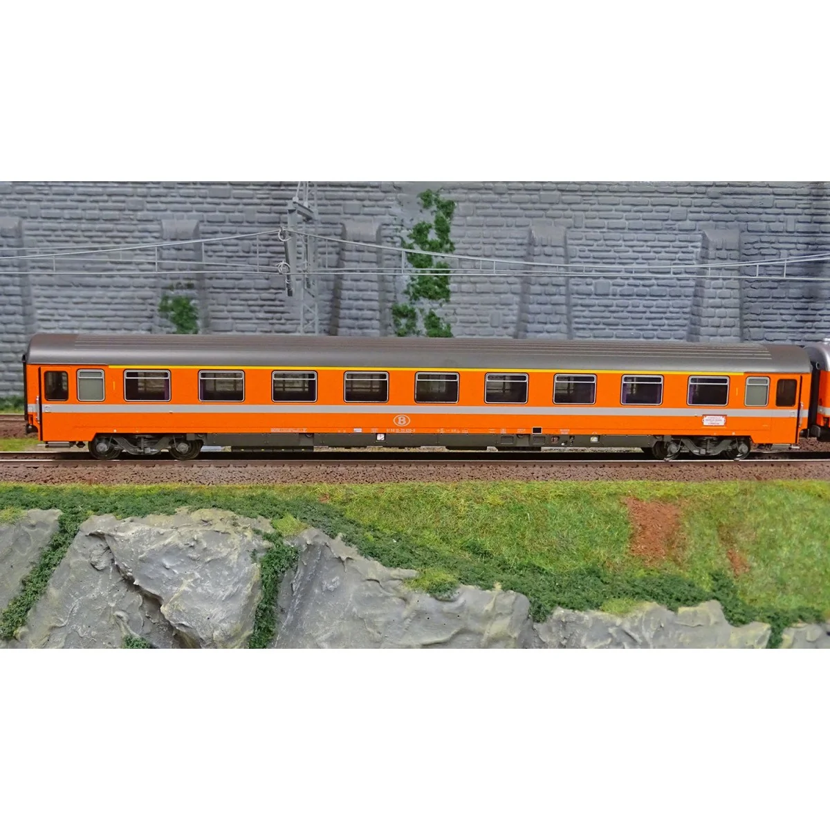 Models Word 1902 Set de 5 Voitures Bruxelles-Luxembourg, EC 102/103 Grand Ducal (1989-1991), SNCB/NMBS Models World MW_1902 - 3
