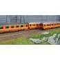 Models Word 1902 Set of 5 Cars Brussels-Luxembourg, EC 102/103 Gran... MW_1902-Models Word 1902 Set of 5 Cars Brussels-Luxembourg, EC 102/103 Grand Ducal (1989-1991), SNCB/NMBS