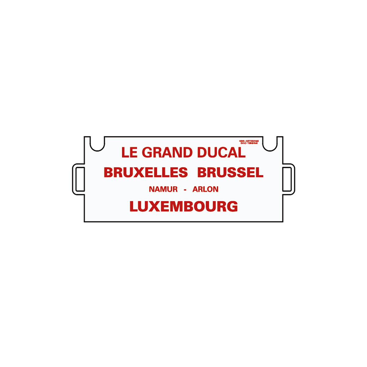Models Word 1902 Set de 5 Voitures Bruxelles-Luxembourg, EC 102/103 Grand Ducal (1989-1991), SNCB/NMBS Models World MW_1902 - 6