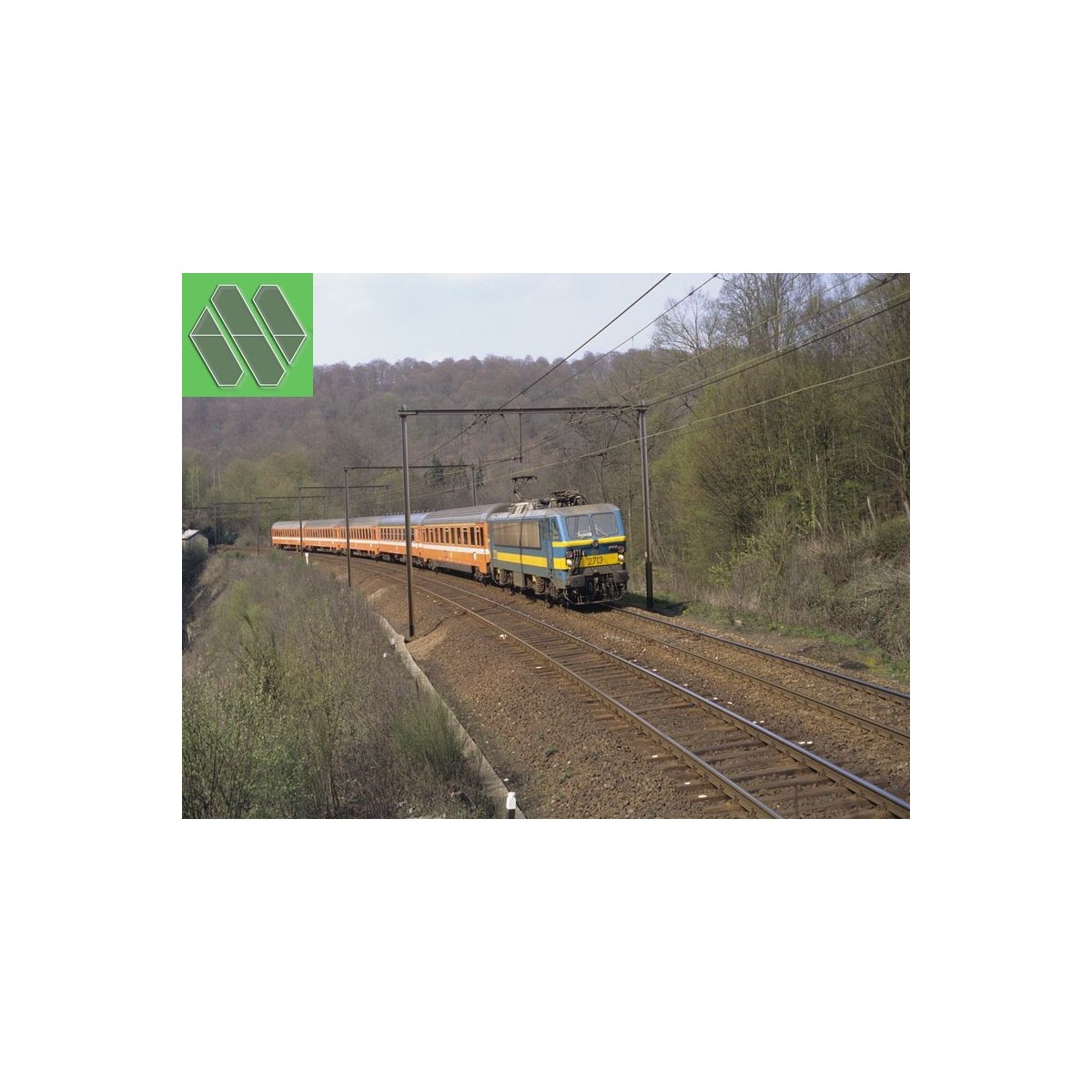 Models Word 1902 Set of 5 Cars Brussels-Luxembourg, EC 102/103 Gran...