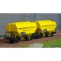 WB-727-Ree models WB727 Set of 2 Richard grain wagons, GRANDS MOULINS DE COUTRAS, ep. III