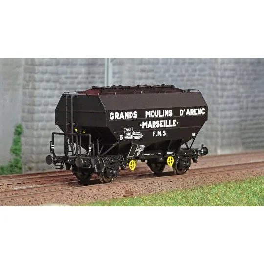 WB-726-Ree models WB726 Richard grain wagon, GRANDS MOULINS D’ARENC .MARSEILLE., ep. III