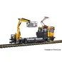 Viessmann 2618 Draisine diesel, Robel 54.22 WIEBE with test pantogr... Vie_2618-Viessmann 2618 Draisine diesel, Robel 54.22 WIEBE with test pantograph and gondola/hook, digital sound system