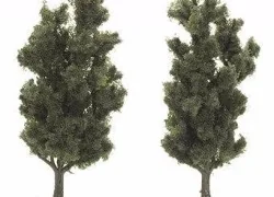 Busch 6943 Deciduous Trees x 2 - Busch - Busch_6943