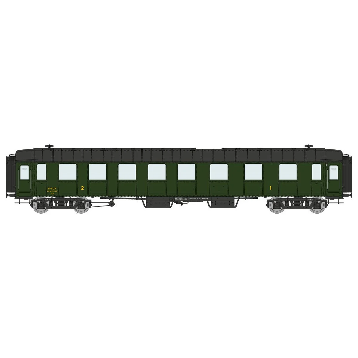 Ree Modeles VB379 OCEM RA Short Passenger Car, SNCF, A3B5 ex-Midi B...