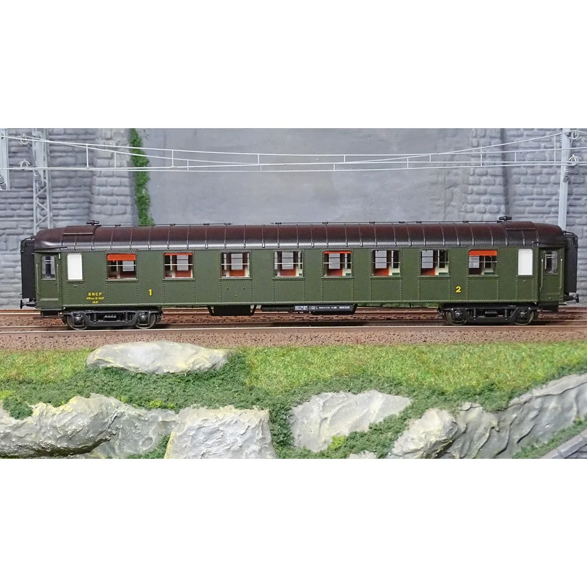 Ree Modeles VB379 OCEM RA Short Passenger Car, SNCF, A3B5 ex-Midi B...