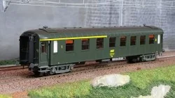 Ree Modeles VB388 Voiture voyageurs OCEM RA Courte, SNCF, A3B5 ex-Midi Sud-Ouest, logo encadré, ep. IV Ree Modeles VB-388 - 1