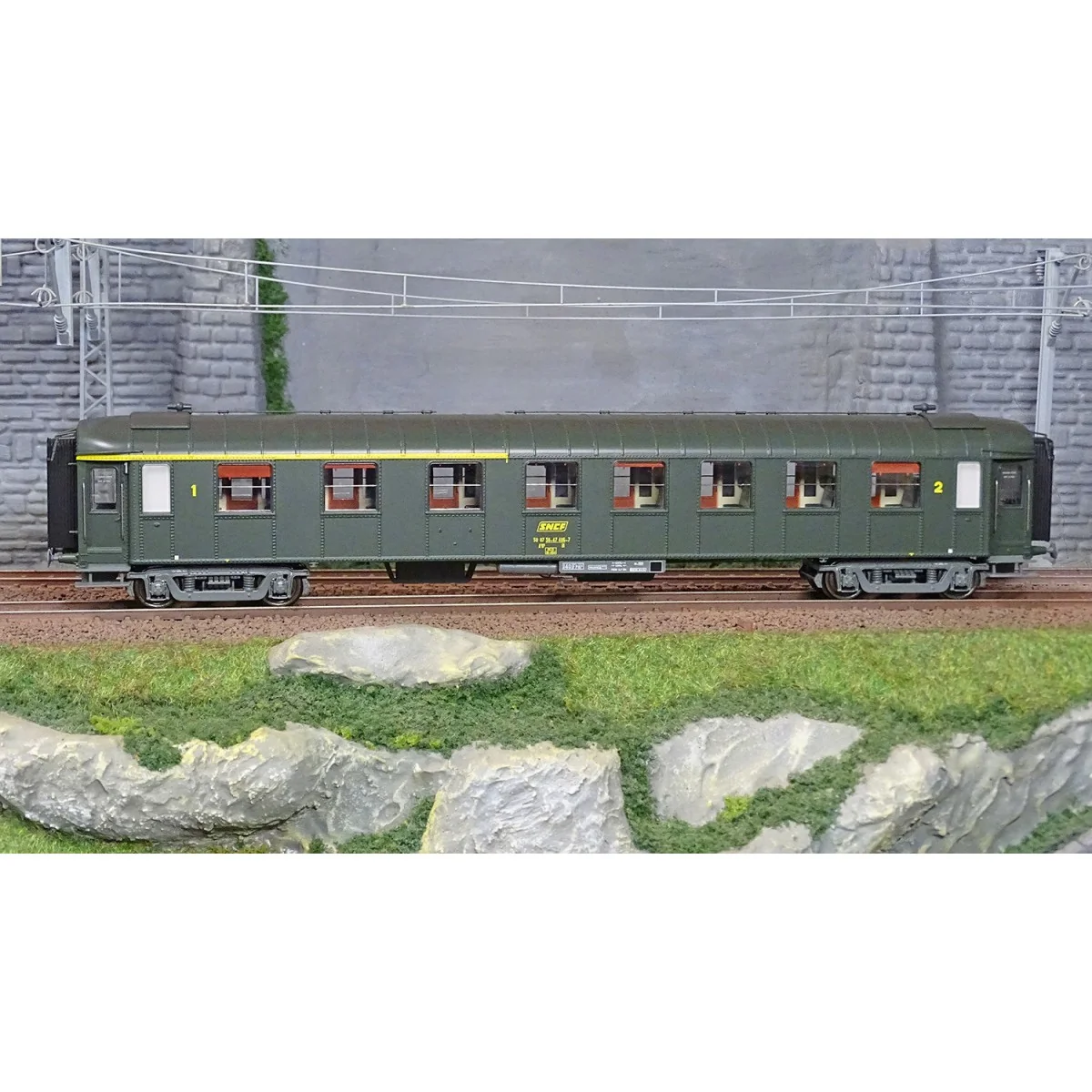 Ree Modeles VB388 OCEM RA Short Passenger Car, SNCF, A3B5 ex-Midi S...