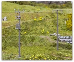 Faller 180928 Model Kit, Four Power Line Masts - Faller - Faller_18...