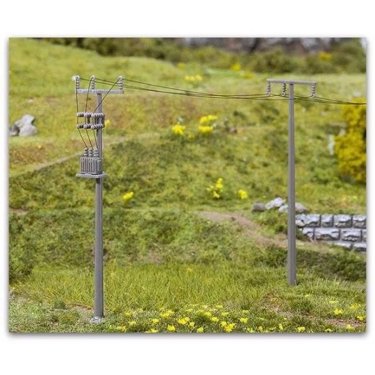 Faller 180928 Maquette, quatre mats de lignes électriques Faller Faller_180928 - 1 Faller_180928-Faller 180928 Maquette, quatre mats de lignes électriques