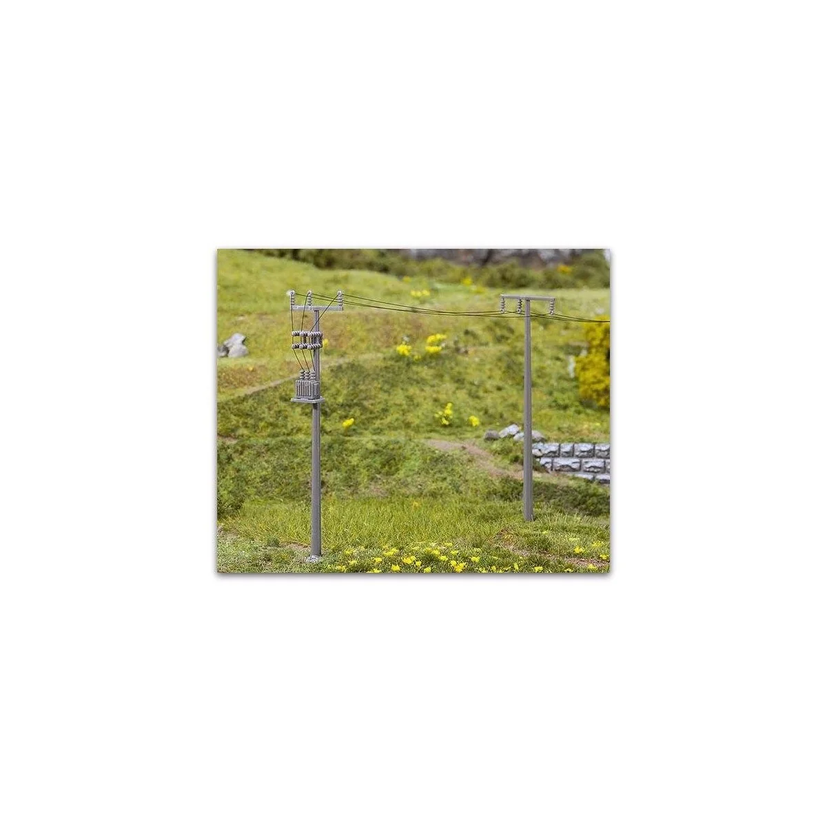 Faller 180928 Model Kit, Four Power Line Masts - Faller_180928