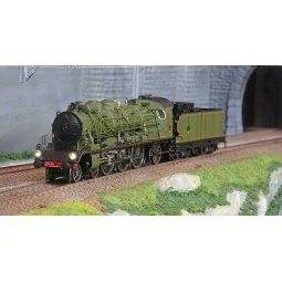 Ree Modeles MB134 Steam Locomotive 231 D 154, Green PLM, PLM - MB-134