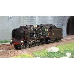 Ree Modeles MB135 Steam Locomotive 1-231 G 236, Black SNCF, Reims -...