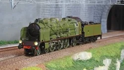 Ree Modeles MB138.S Locomotive à vapeur 231 D 229, Vert PLM, PLM, sonore, fumée Ree Modeles MB-138.S - 1