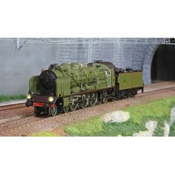Ree Modeles MB138.S Steam Locomotive 231 D 229, Green PLM, PLM, sou...