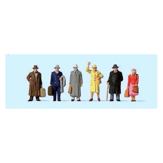 Preiser 10664 Figures, passengers - Preiser - Preiser_10664 Preiser_10664-Preiser 10664 Figures, Passengers - Preiser_10664