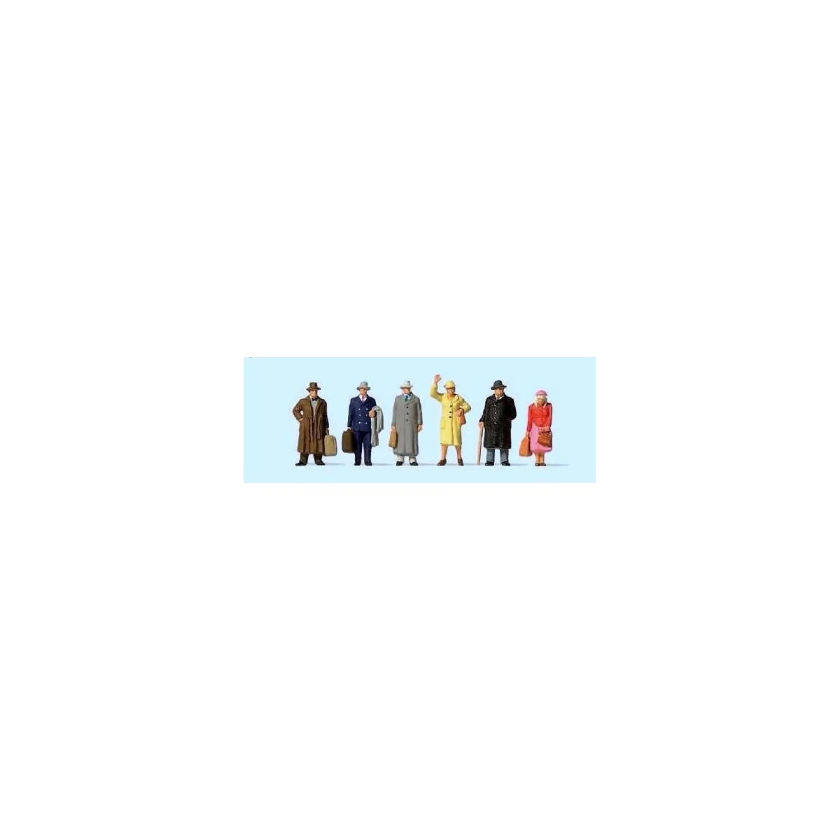 Preiser 10664 Figures, passengers - Preiser - Preiser_10664 Preiser 10664 Figures, passengers - Preiser - Preiser_10664