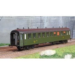 Ree Modeles VB369 Bacalan 3rd class coach C11myfi, SNCF, black roof...