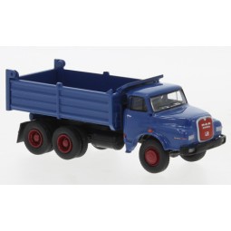 Brekina 78100 MAN 26.280 tipper truck, blue / black - Sai_78100