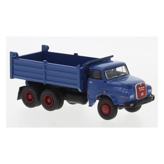 Sai_78100-Brekina 78100 MAN 26.280 tipper truck, blue / black