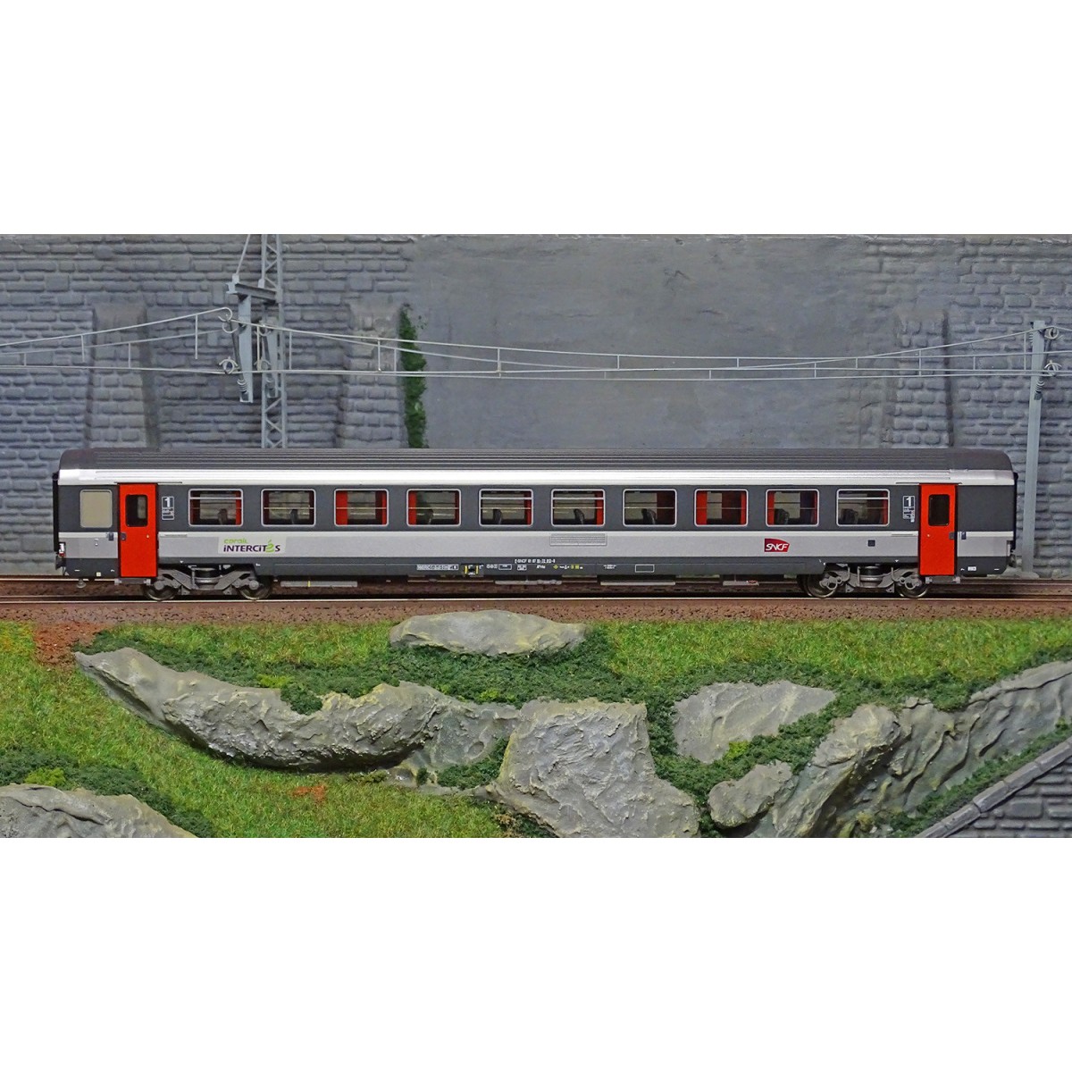 LS Models 40613 Voiture VTU Corail Intercités, A10tu PLC, SNCF, logo carmillon Ls models Lsm_40613 - 2