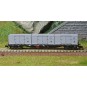 Trix_18431-MiniTrix 18431 Bogie flat wagons type Rgs 3910, DR, scale N