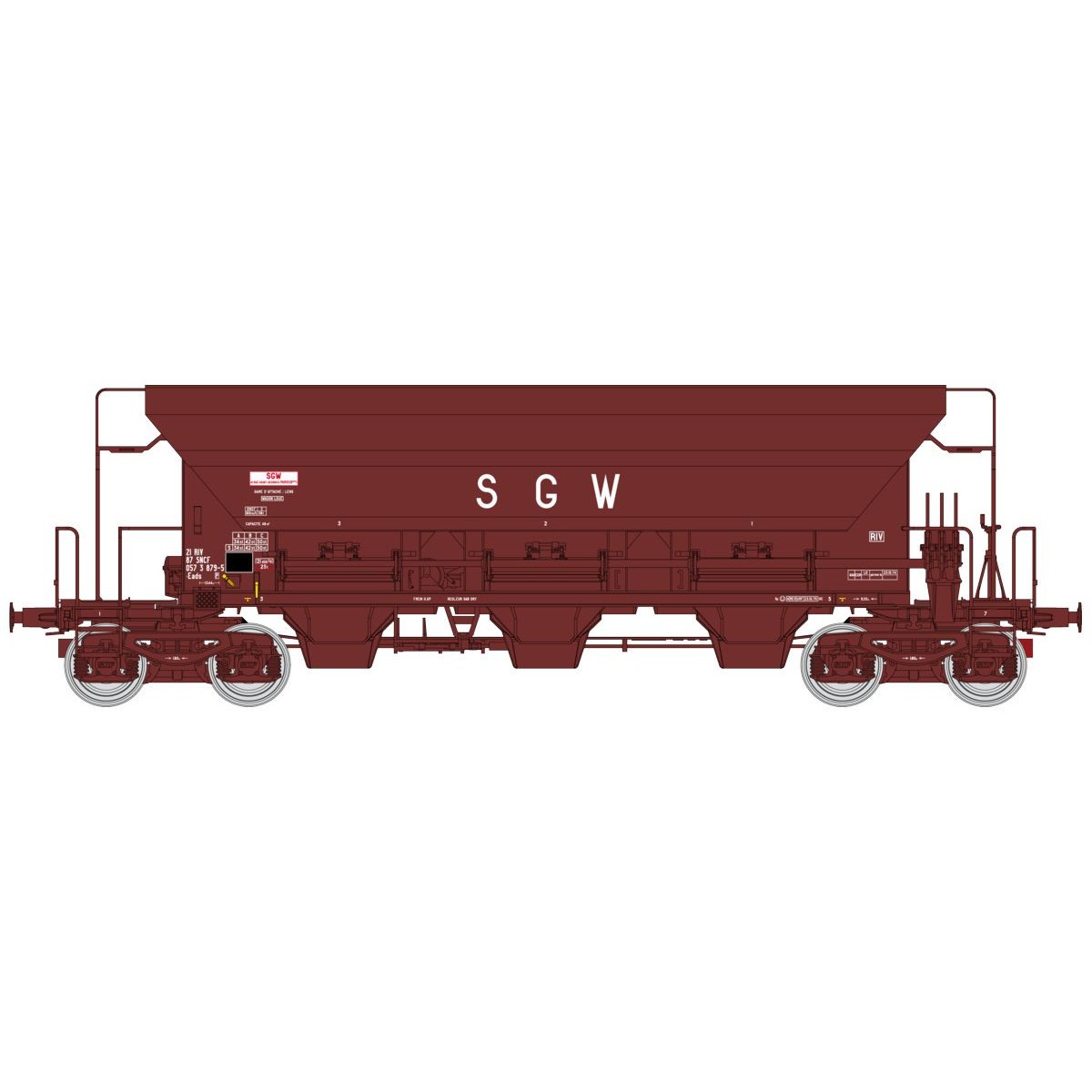 Ree models WB797 Hopper wagon F70 Eads, SGW, ep. IV - WB-797