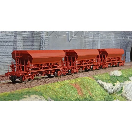 WB-800-Ree Models WB800 Set of 3 F70 Eads hopper wagons, SNCF, Era IV