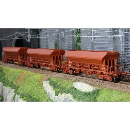 WB-800-Ree Models WB800 Set of 3 F70 Eads hopper wagons, SNCF, Era IV