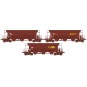 WB-803-Ree modeles WB803 Set de 3 wagons trémie F70 Facs, STVA / SWG / Mallet, ep. V-VI
