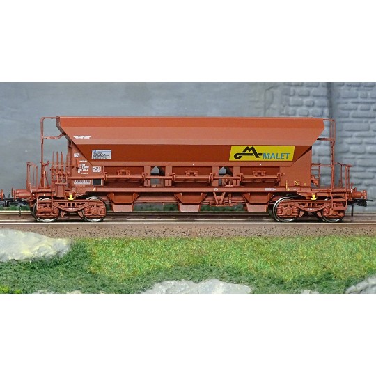 WB-803-Ree modeles WB803 Set de 3 wagons trémie F70 Facs, STVA / SWG / Mallet, ep. V-VI