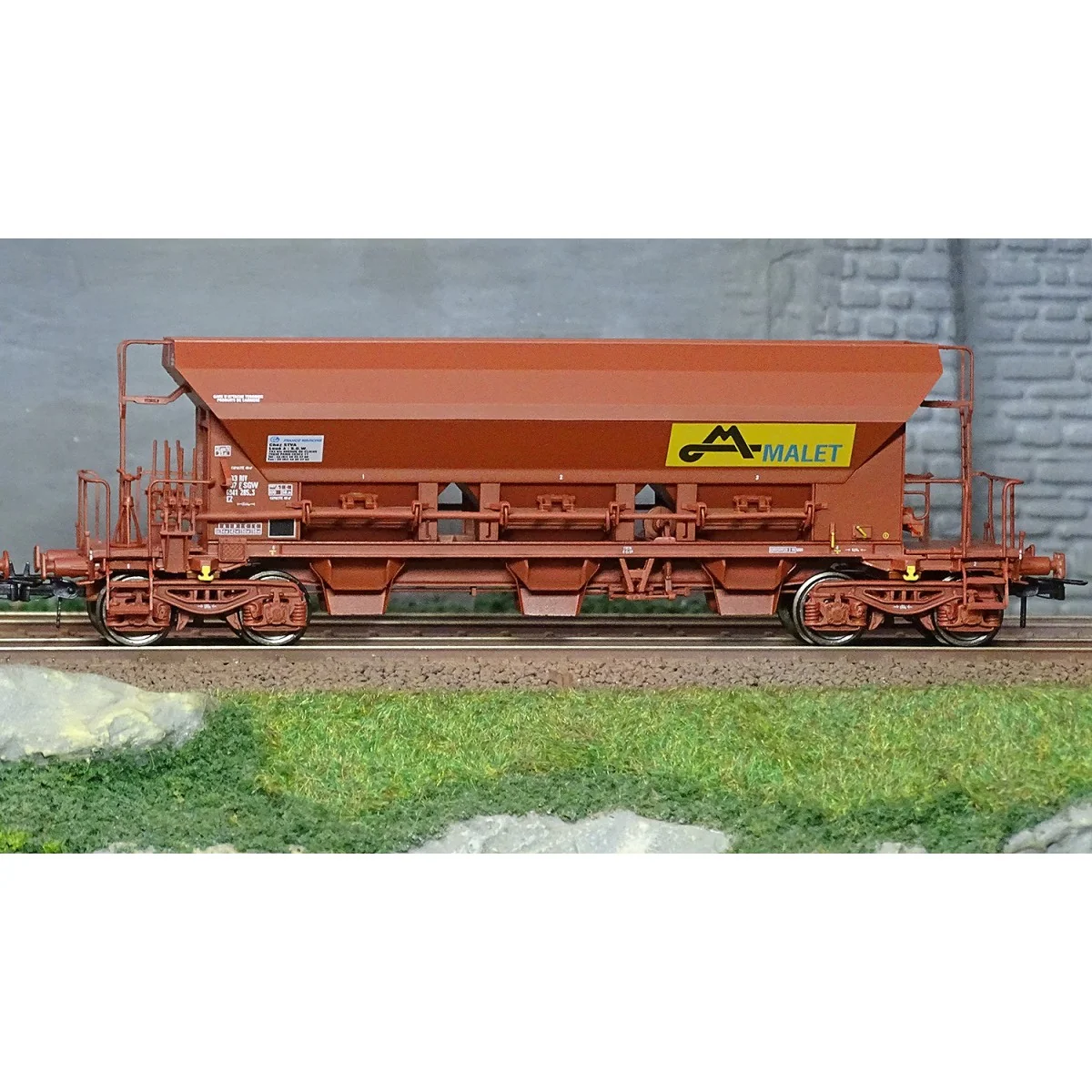 Ree modeles WB803 Set de 3 wagons trémie F70 Facs, STVA / SWG / Mallet, ep. V-VI Ree Modeles WB-803 - 3 Ree modeles WB803 Set de 3 wagons trémie F70 Facs, STVA / SWG / Mallet, ep. V-VI Ree Modeles WB-803 - 3