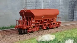 Ree modeles WB804 Wagon trémie à Ballast F70 Uas, SNCF, INFRA V, ep. VI Ree Modeles WB-804 - 1