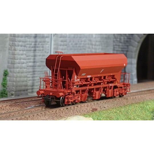 WB-807-Ree modeles WB807 Wagon trémie à Ballast F70 Uas, SNCF, INFRA V, ep. V-VI