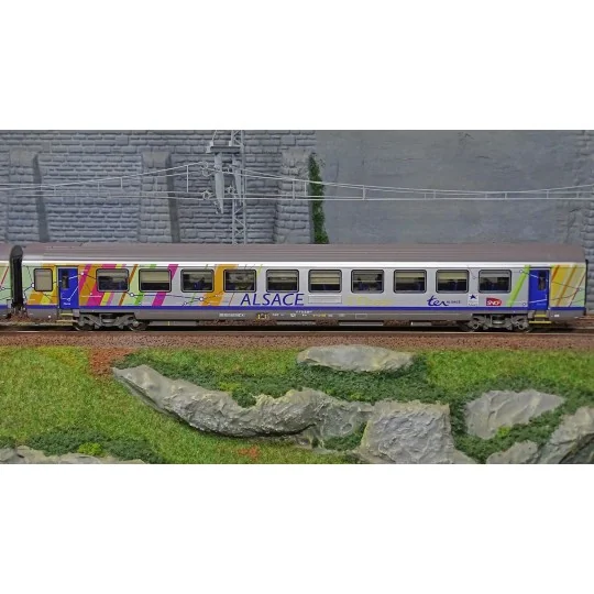 Lsm_41211-LS Models 41211 Set de 2 voitures VTU, A10tu PLC+ B11tu, livrée Alsace S'Elsass, SNCF, logo carmillon