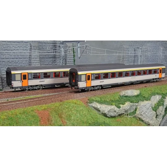 Lsm_40997-LS Models 40997 Set de 2 voitures PLC, affrètement, A10rtu, livrées Corail, SNCF, logo nouille