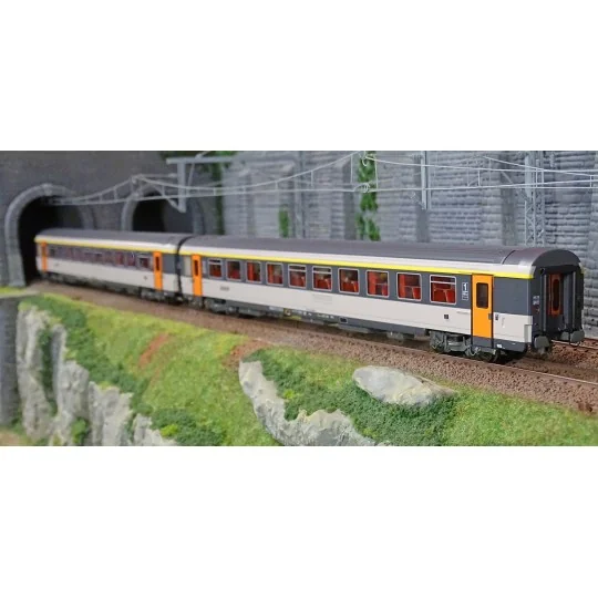Lsm_40997-LS Models 40997 Set of 2 PLC coaches, charter, A10rtu, Corail livery, SNCF, noodle logo