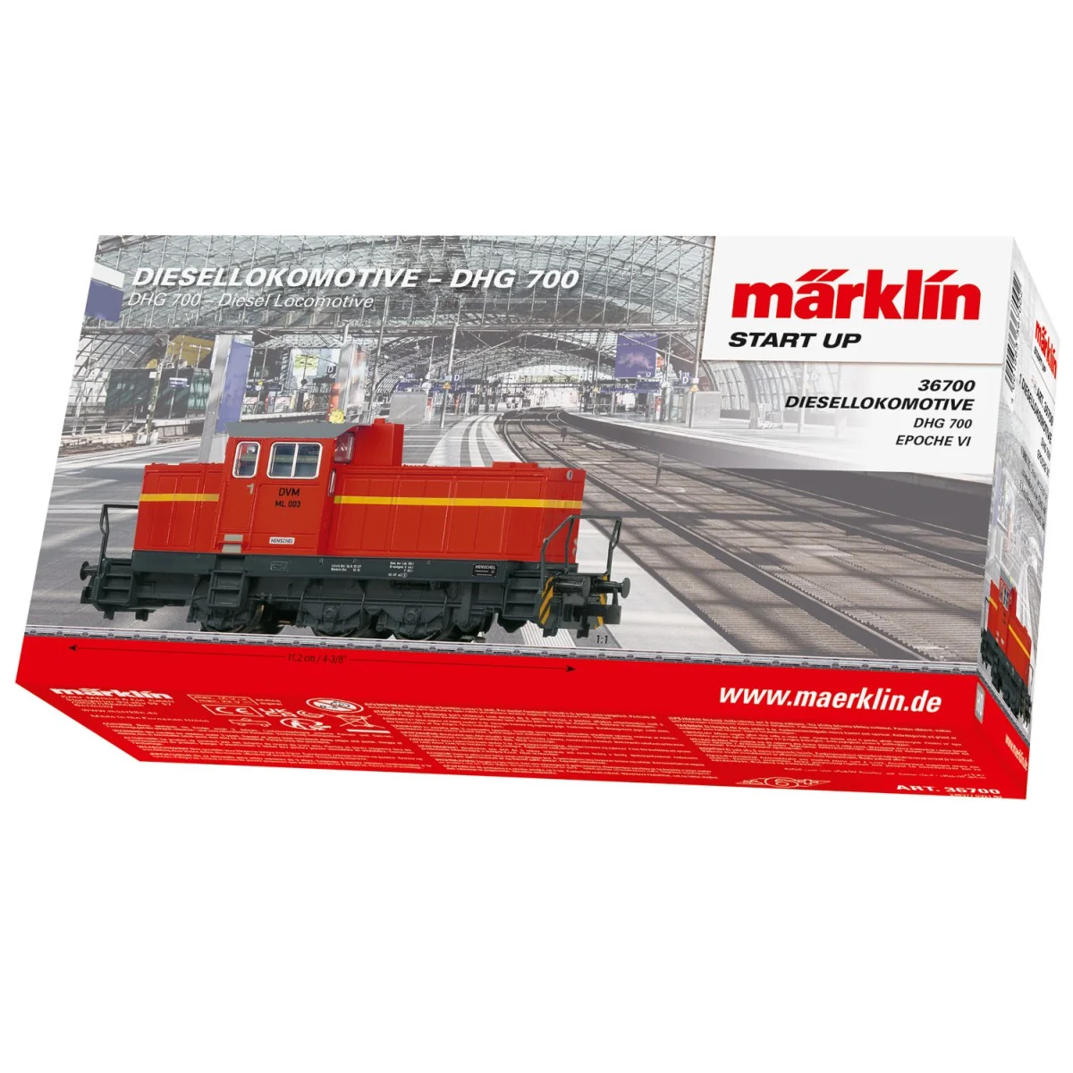 Marklin 36700 DHG 700 Diesel Locomotive, Digital, 3 Rails - Marklin...