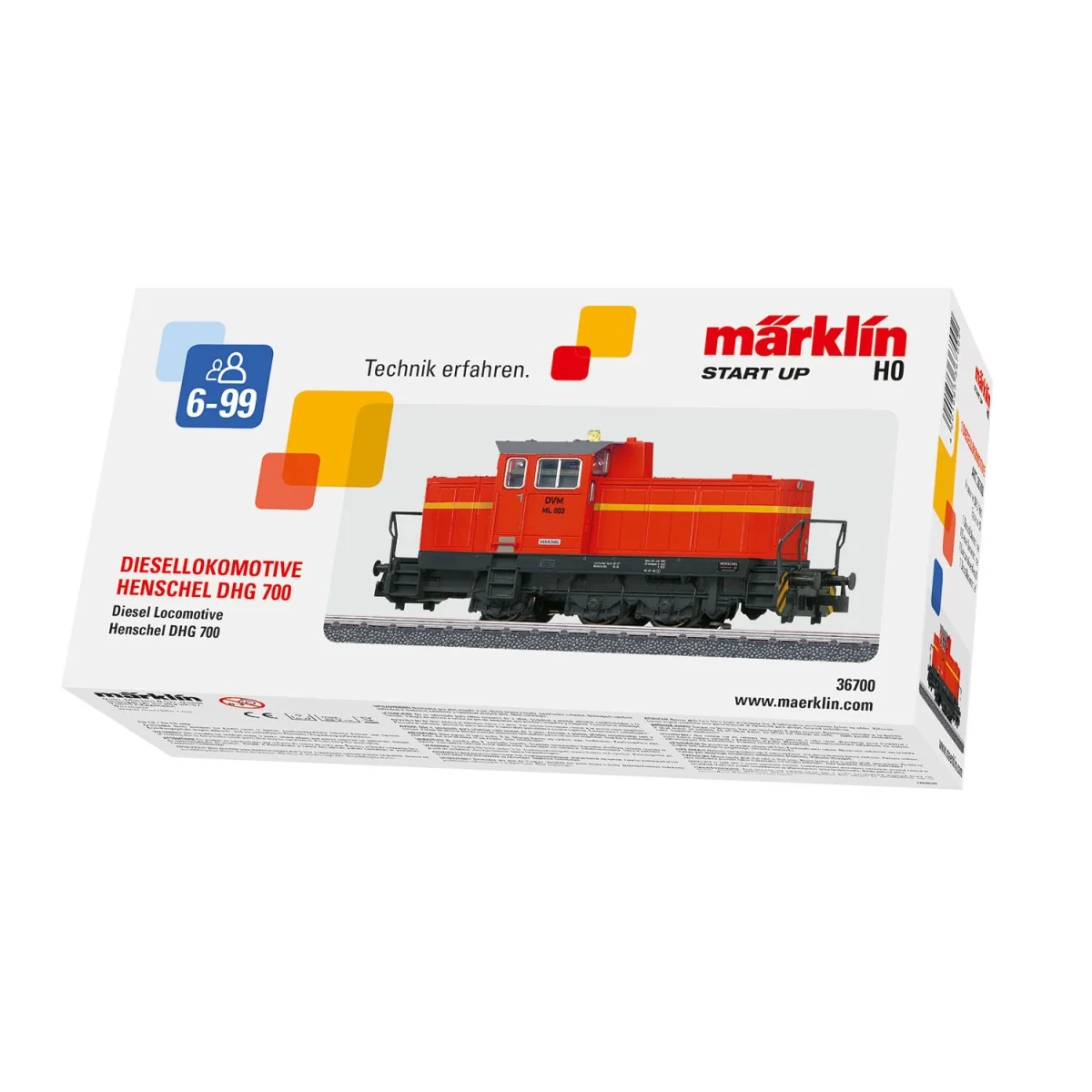 Marklin 36700 DHG 700 Diesel Locomotive, Digital, 3 Rails - Marklin...
