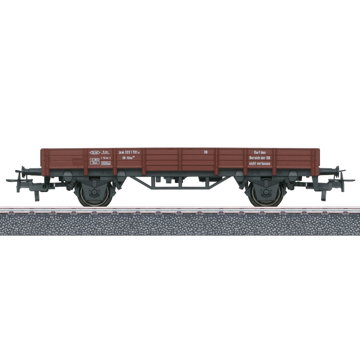 Marklin 4423 Low-sided wagon Type Kklm 505, DB - Marklin_4423