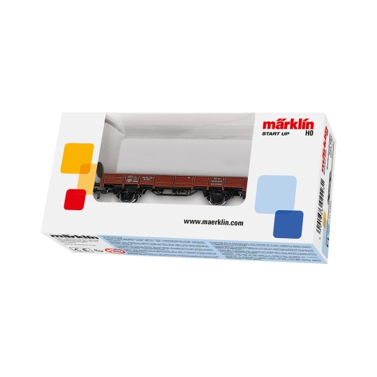 Marklin_4423-Marklin 4423 Low-sided wagon Type Kklm 505, DB